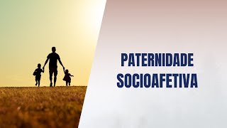 Paternidade socioafetiva [upl. by Therine]